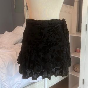 Velvet skirt